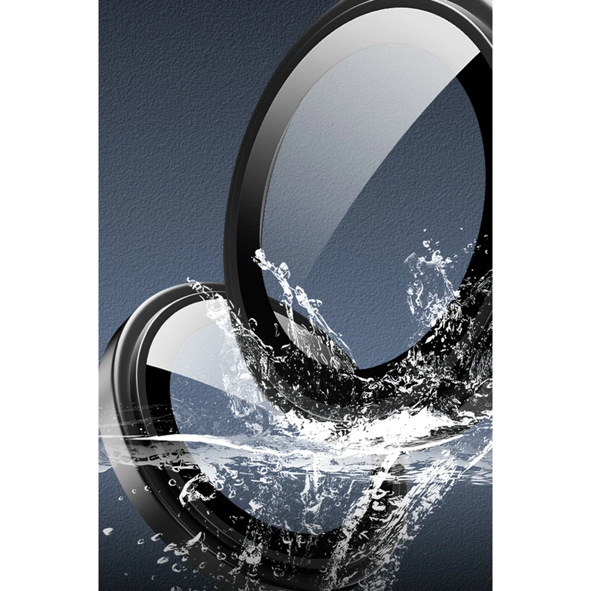 URR Apple iPhone 14 Fan Series AR Kamera Lens Koruyucu - Mavi