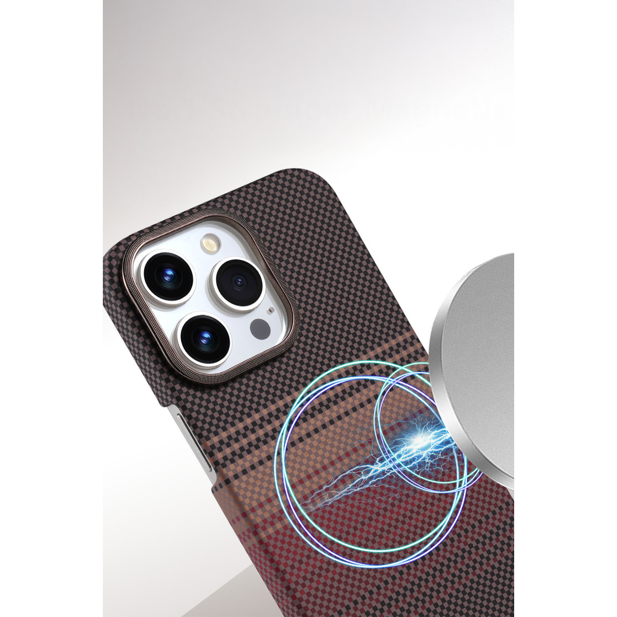 Newface Apple iPhone 14 Pro Max Vega Magsafe Kapak - Gri — görsel 8