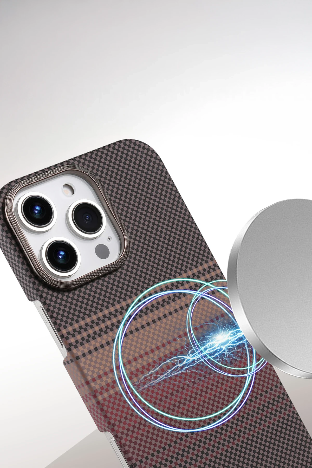 Newface Apple iPhone 16 Pro Max Vega Magsafe Kapak - Gri — görsel 2