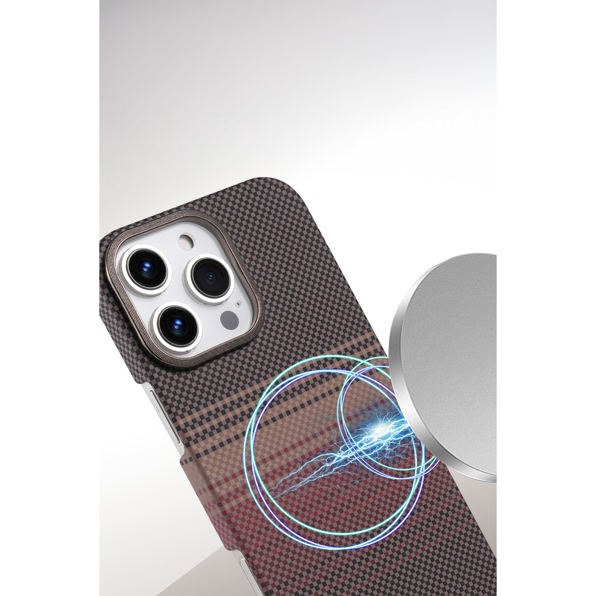 Newface Apple iPhone 16 Pro Vega Magsafe Kapak - Gri — görsel 8