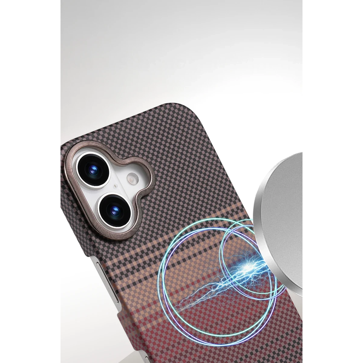 Newface Apple iPhone 16 Vega Magsafe Kapak - Gri — görsel 5
