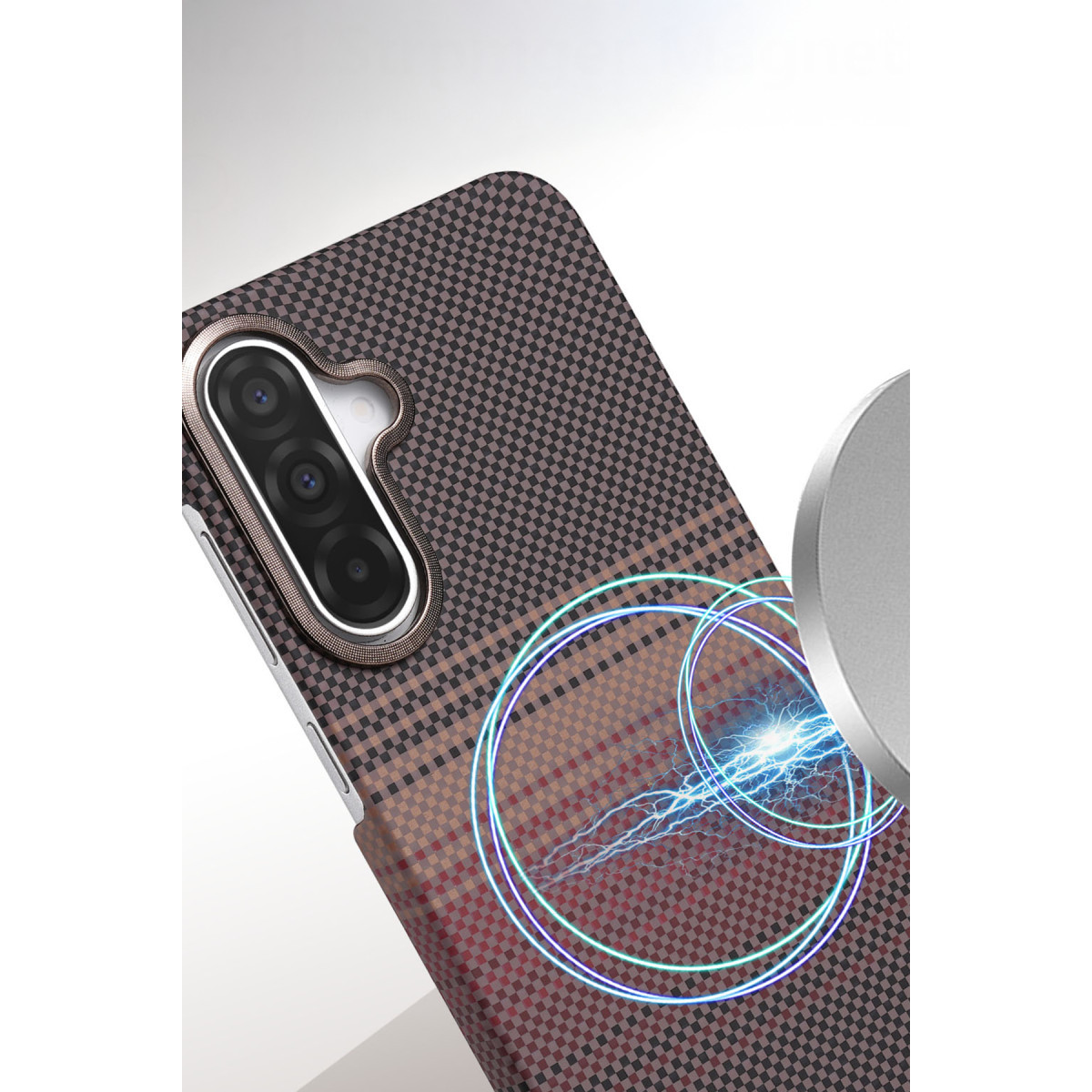 Newface Samsung Galaxy A36 Vega Magsafe Kapak - Gri — görsel 8
