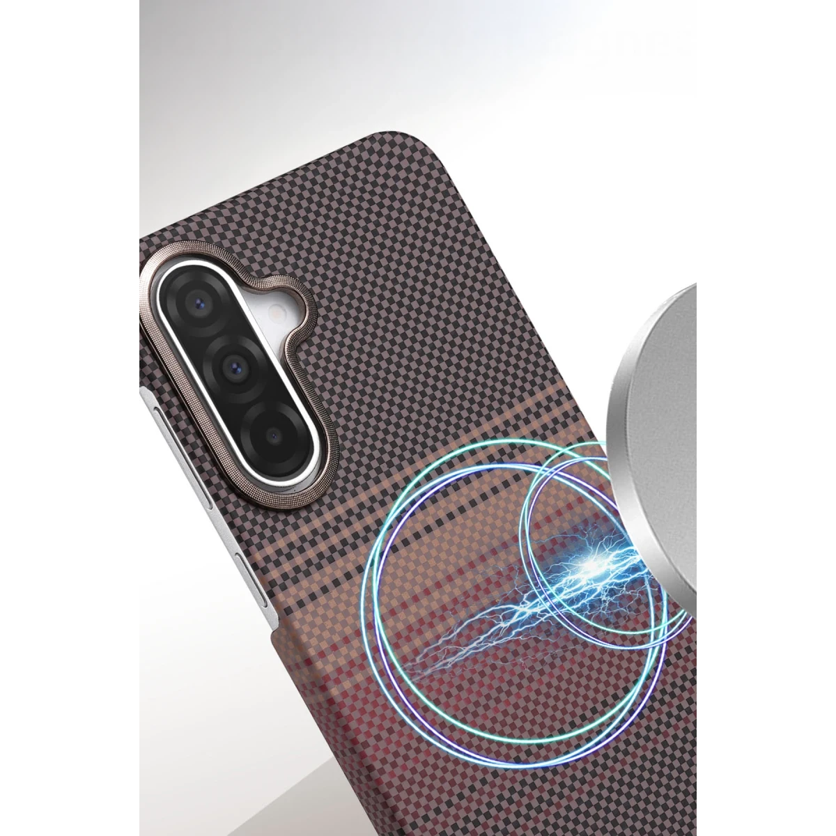 Newface Samsung Galaxy A26 Vega Magsafe Kapak - Gri — görsel 5