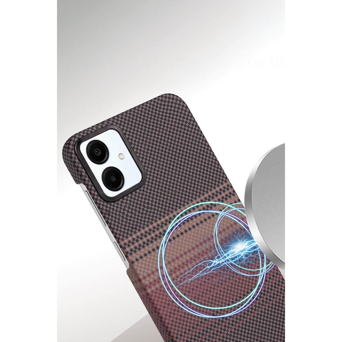 Newface Samsung Galaxy A06 Vega Magsafe Kapak - Gri — görsel 8