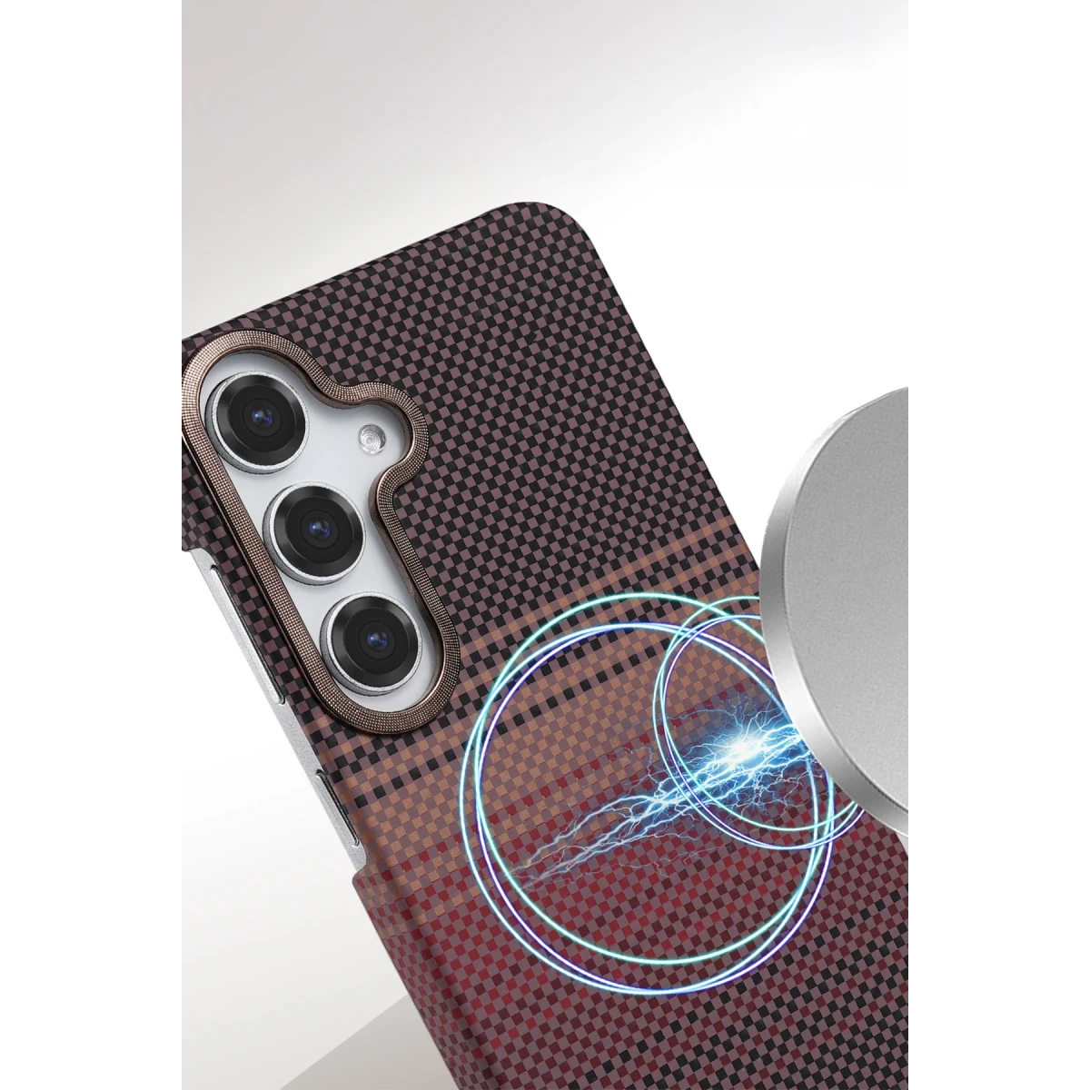 Newface Samsung Galaxy A16 5G Vega Magsafe Kapak - Gri — görsel 5