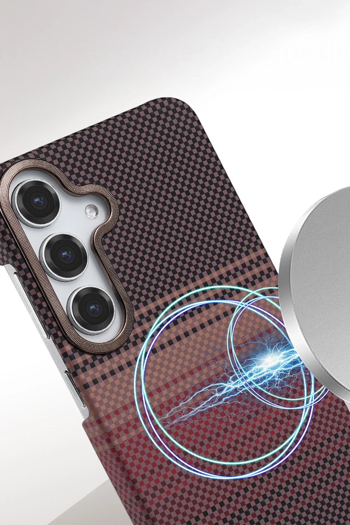 Newface Samsung Galaxy A15 4G Vega Magsafe Kapak - Gri — görsel 2