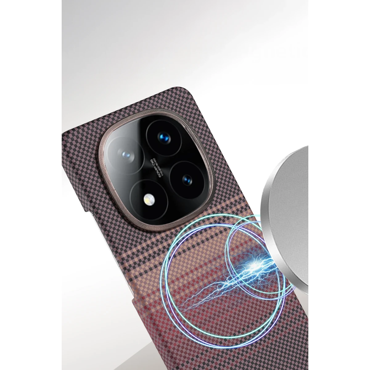 Newface Xiaomi Redmi Note 14 Pro 5G Vega Magsafe Kapak - Gri — görsel 5
