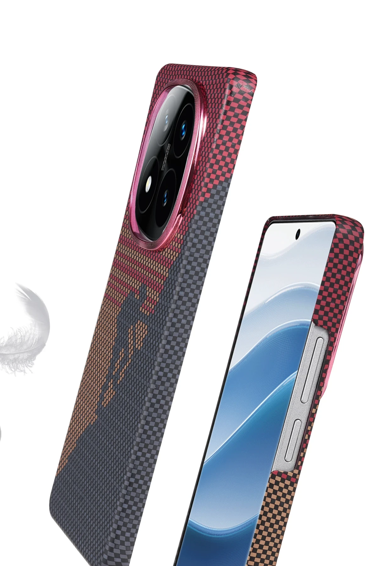 Newface Xiaomi Redmi Note 14 Pro 5G Vega Magsafe Kapak - Gri — görsel 3