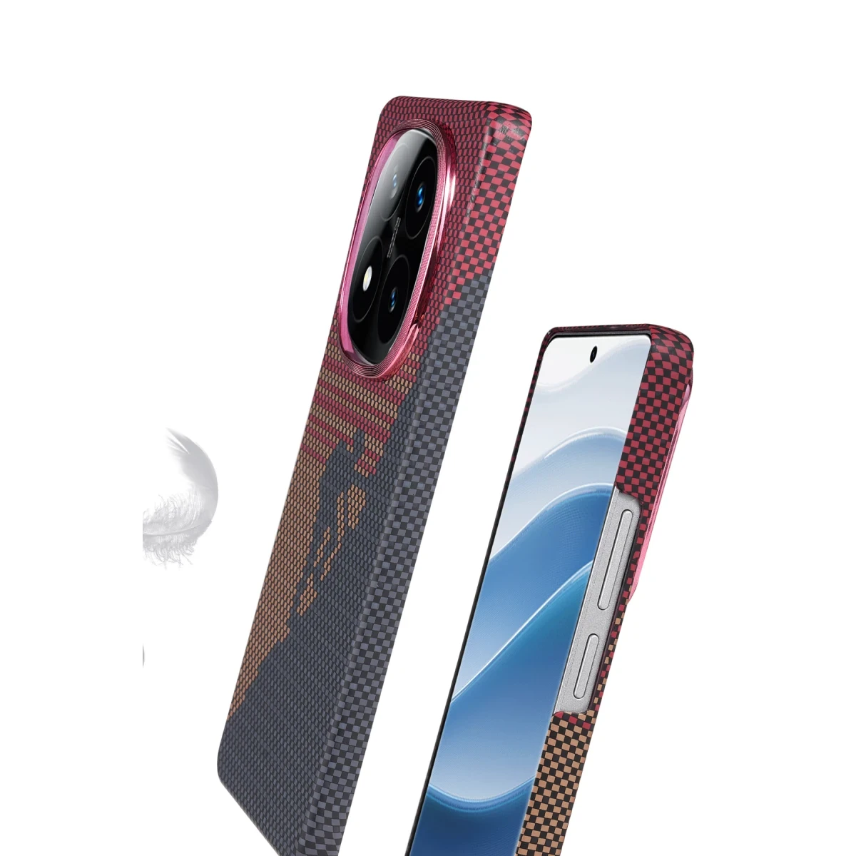 Newface Xiaomi Redmi Note 14 Pro 5G Vega Magsafe Kapak - Gri — görsel 6