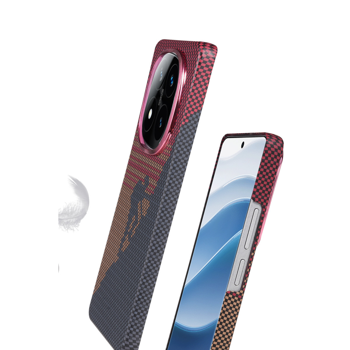 Newface Xiaomi Redmi Note 14 Pro 5G Vega Magsafe Kapak - Gri — görsel 9
