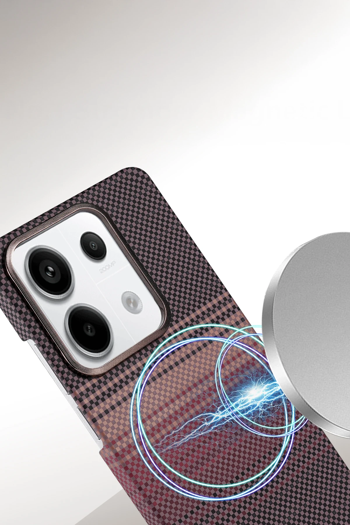 Newface Xiaomi Redmi Note 13 Pro 4G Vega Magsafe Kapak - Gri — görsel 2