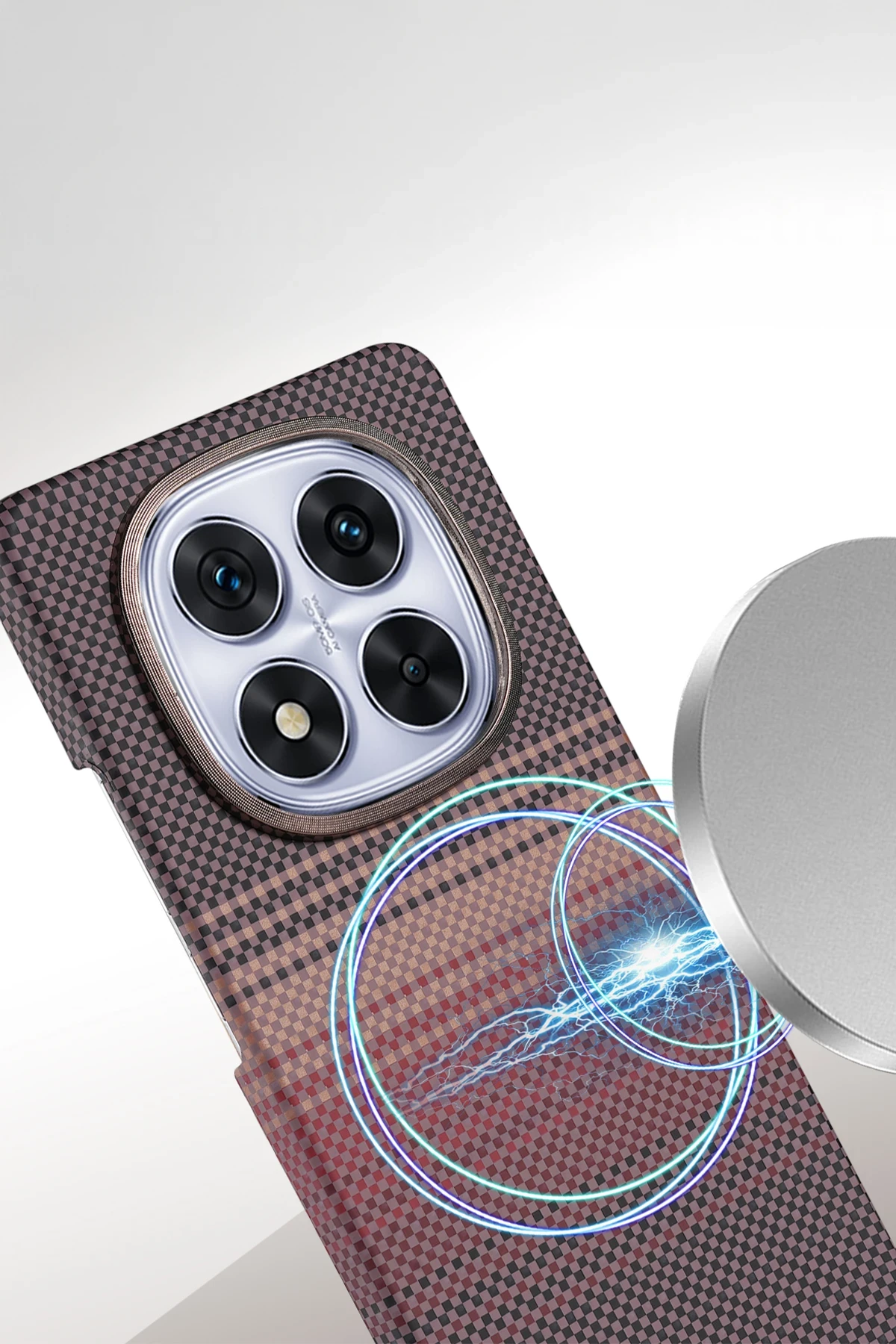 Newface Xiaomi Redmi Note 14 Pro Plus Vega Magsafe Kapak - Gri — görsel 2