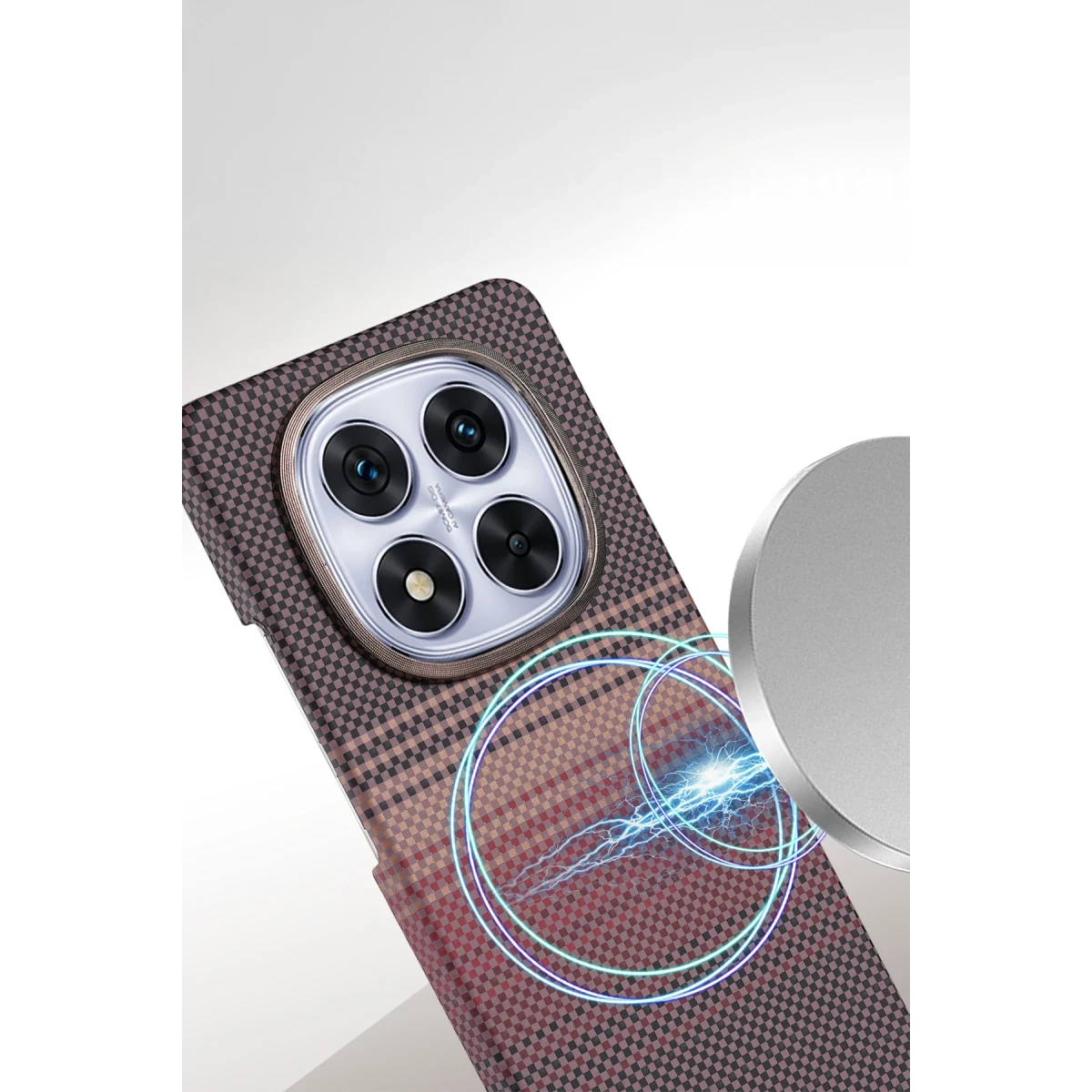 Newface Xiaomi Redmi Note 14 Pro Plus Vega Magsafe Kapak - Gri — görsel 5