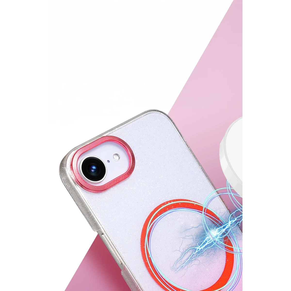 Newface Apple iPhone 16E Glossy Magsafe Kapak - Mavi — görsel 5