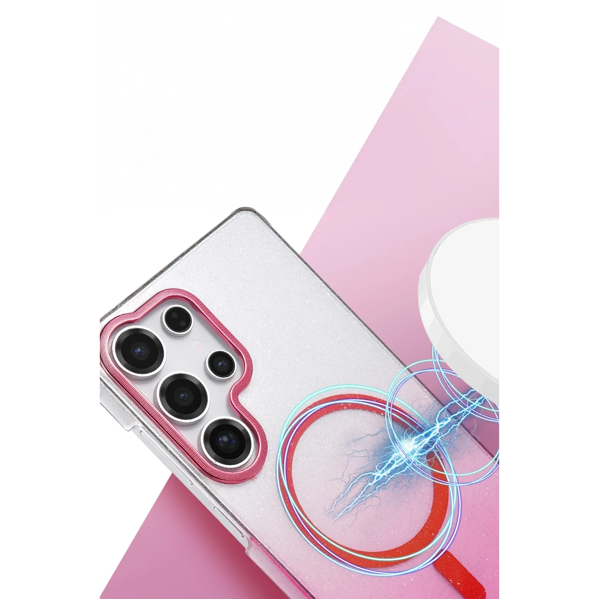 Newface Samsung Galaxy S25 Ultra Glossy Magsafe Kapak - Mavi — görsel 5