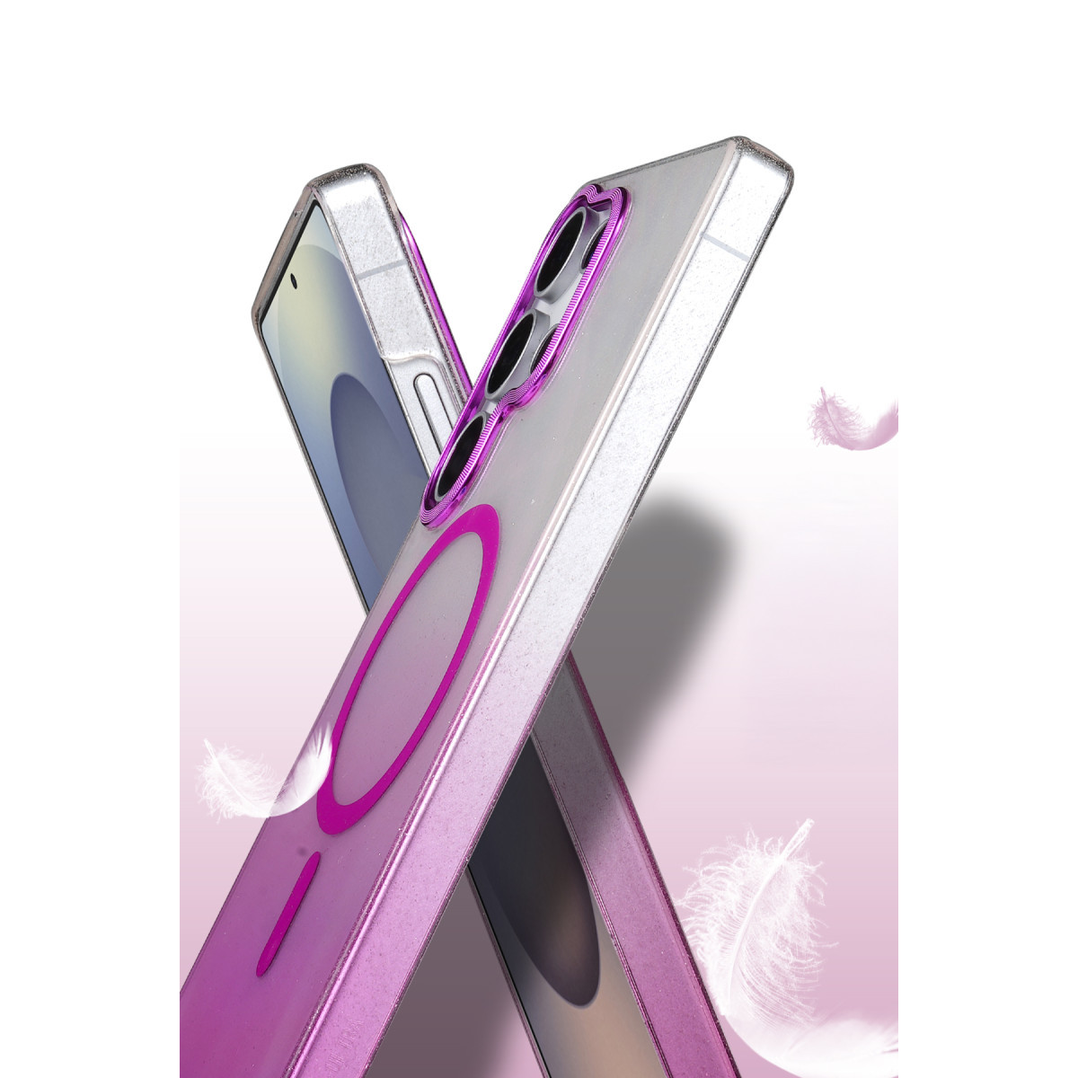 Newface Samsung Galaxy S25 Ultra Glossy Magsafe Kapak - Mavi — görsel 9