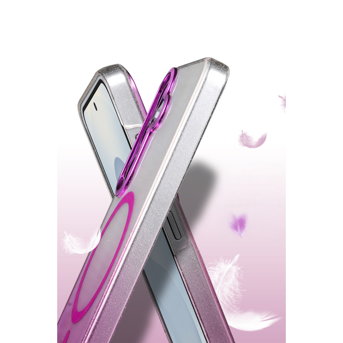 Newface Samsung Galaxy S25 Glossy Magsafe Kapak - Mavi — görsel 9