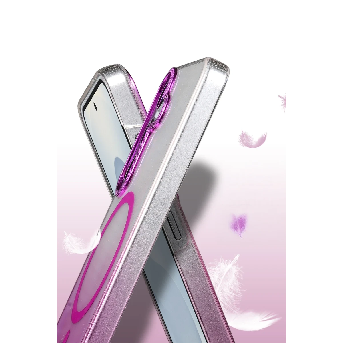 Newface Samsung Galaxy S24 FE Glossy Magsafe Kapak - Mavi — görsel 6