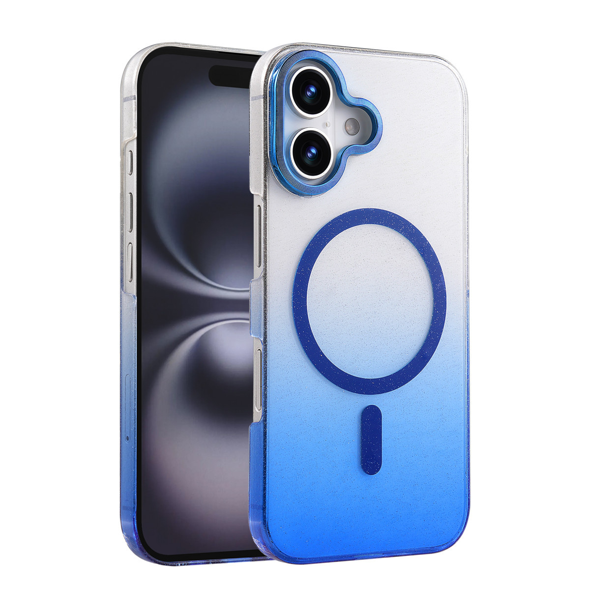 Newface Apple iPhone 16 Plus Glossy Magsafe Kapak - Mavi — görsel 7