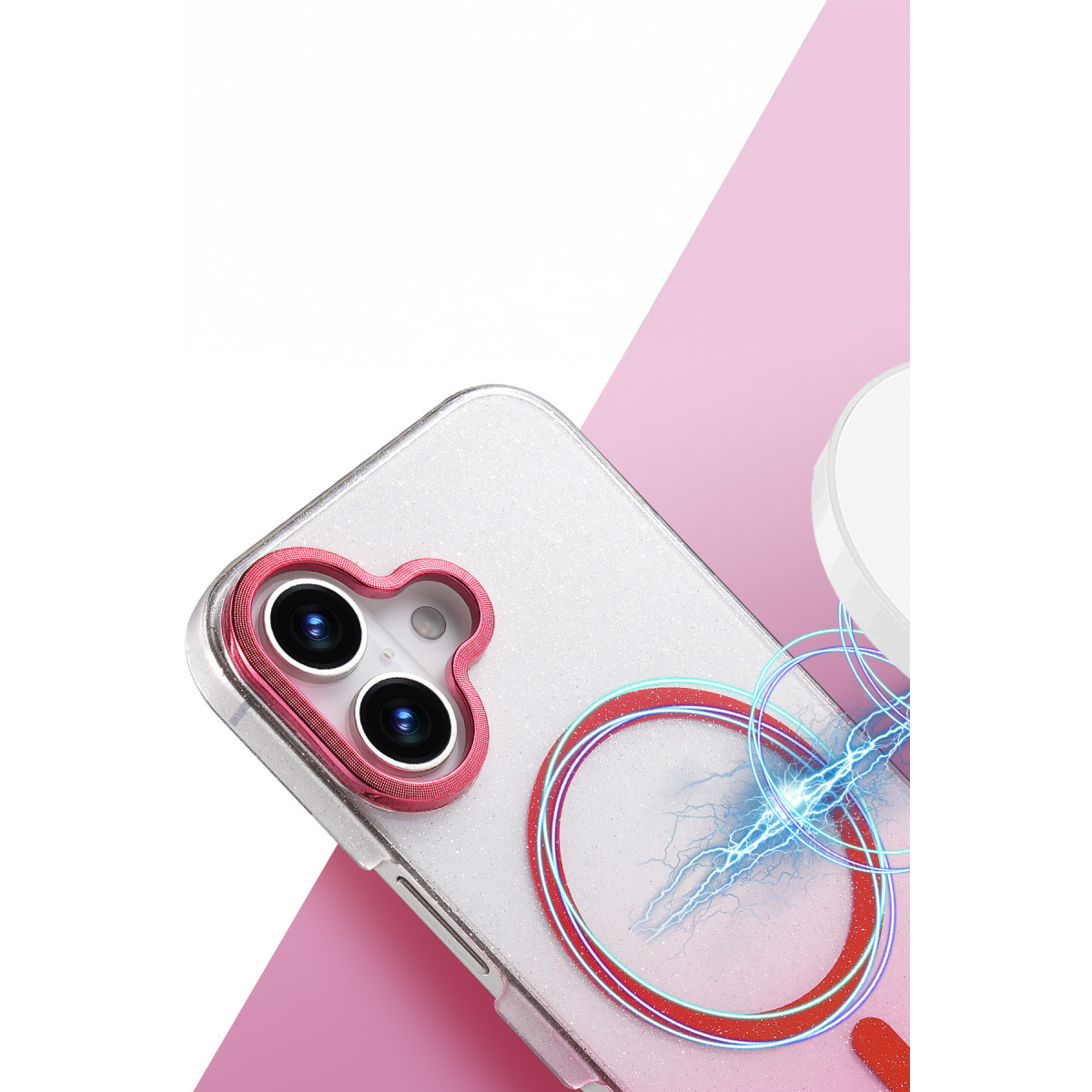 Newface Apple iPhone 16 Plus Glossy Magsafe Kapak - Mavi — görsel 8