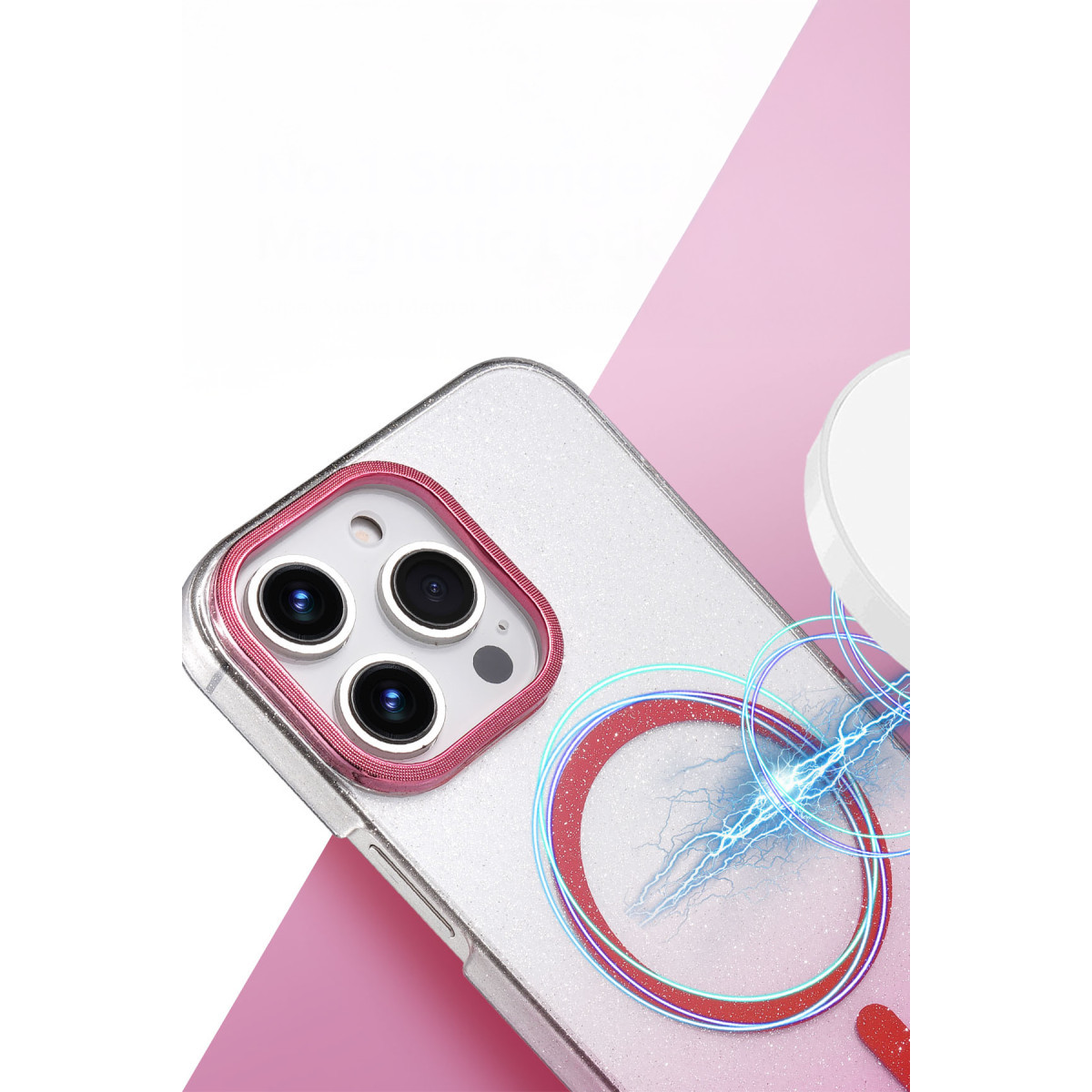Newface Apple iPhone 16 Pro Max Glossy Magsafe Kapak - Mavi — görsel 8