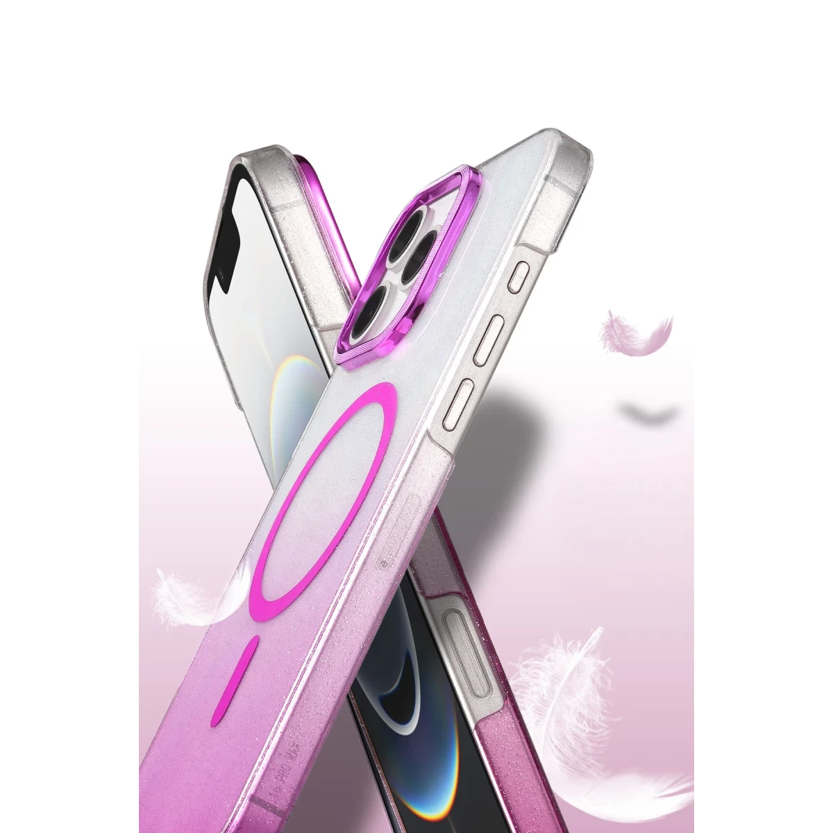 Newface Apple iPhone 16 Pro Max Glossy Magsafe Kapak - Mavi — görsel 6
