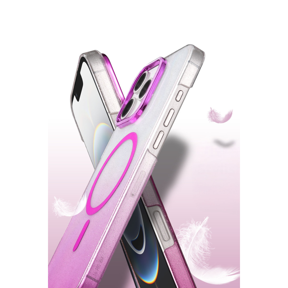 Newface Apple iPhone 16 Pro Max Glossy Magsafe Kapak - Mavi — görsel 9