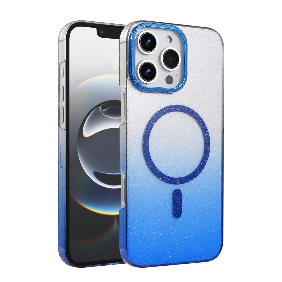 Newface Apple iPhone 16 Pro Glossy Magsafe Kapak - Mavi — görsel 4