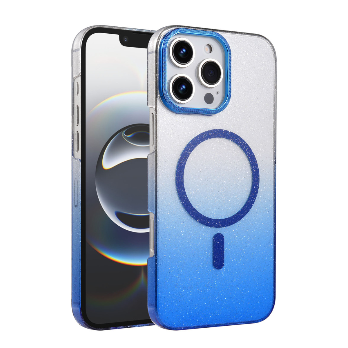 Newface Apple iPhone 16 Pro Glossy Magsafe Kapak - Mavi — görsel 7