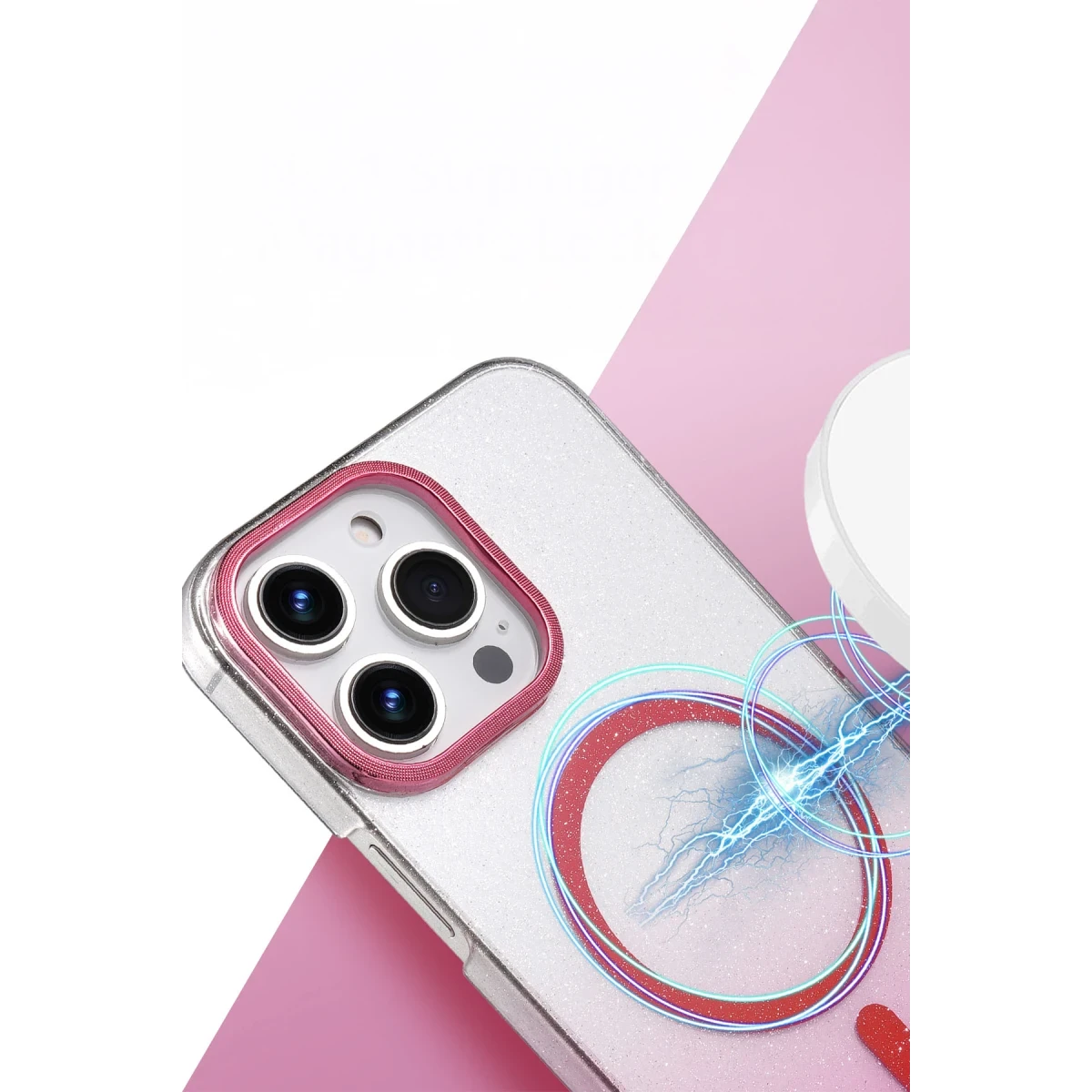 Newface Apple iPhone 16 Pro Glossy Magsafe Kapak - Mavi — görsel 5