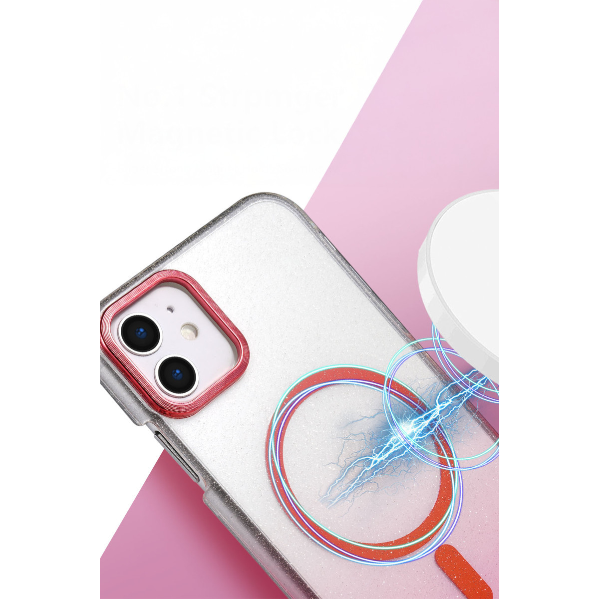 Newface Apple iPhone 12 Glossy Magsafe Kapak - Mavi — görsel 8