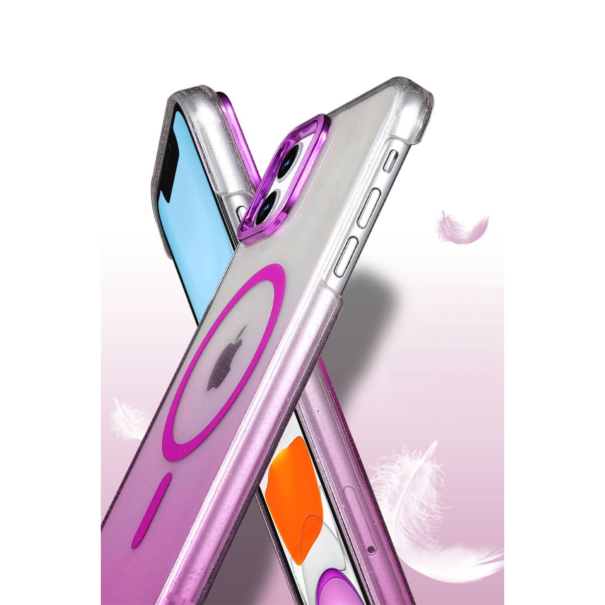 Newface Apple iPhone 11 Glossy Magsafe Kapak - Mavi — görsel 9