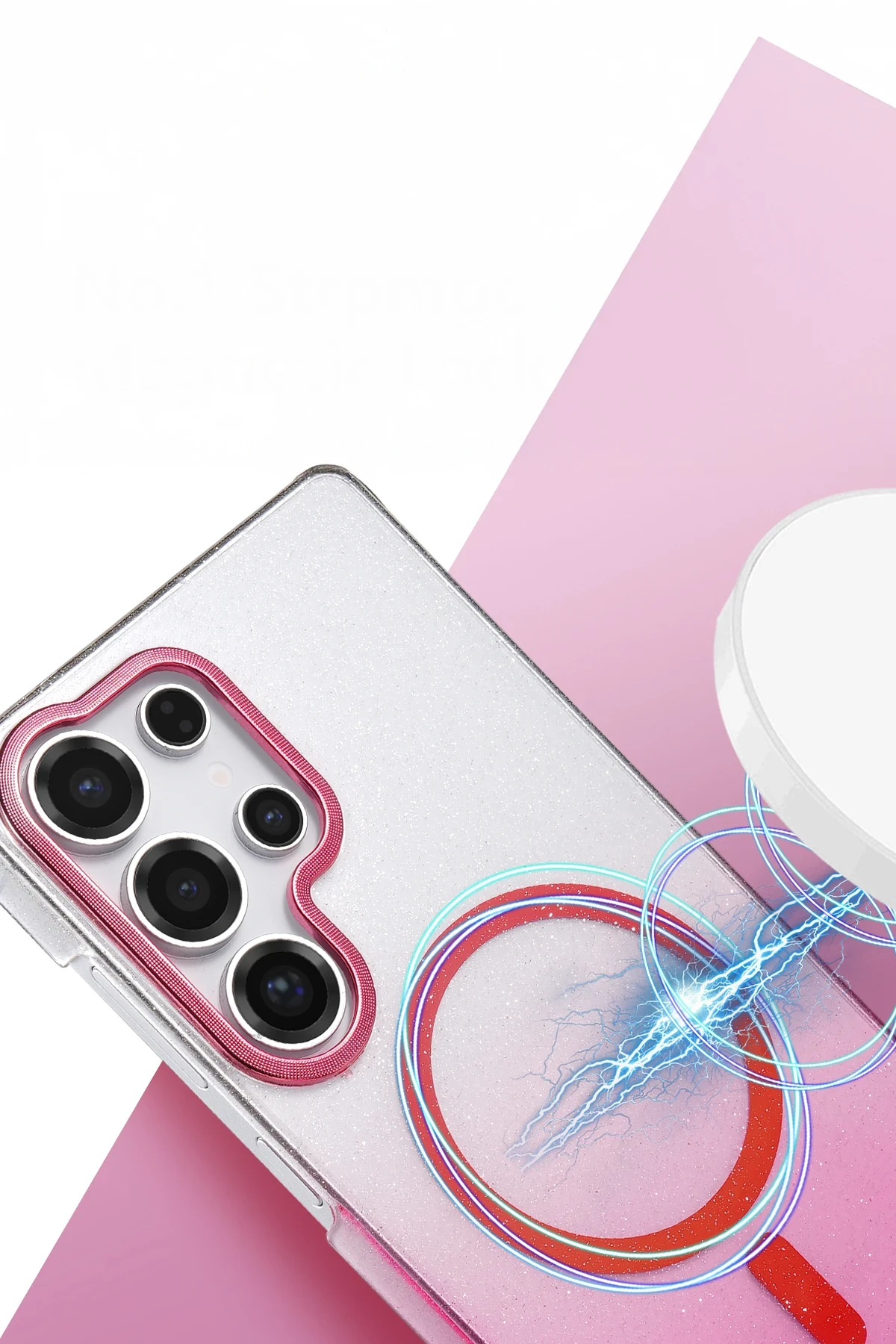 Newface Samsung Galaxy S23 Ultra Glossy Magsafe Kapak - Mavi — görsel 2