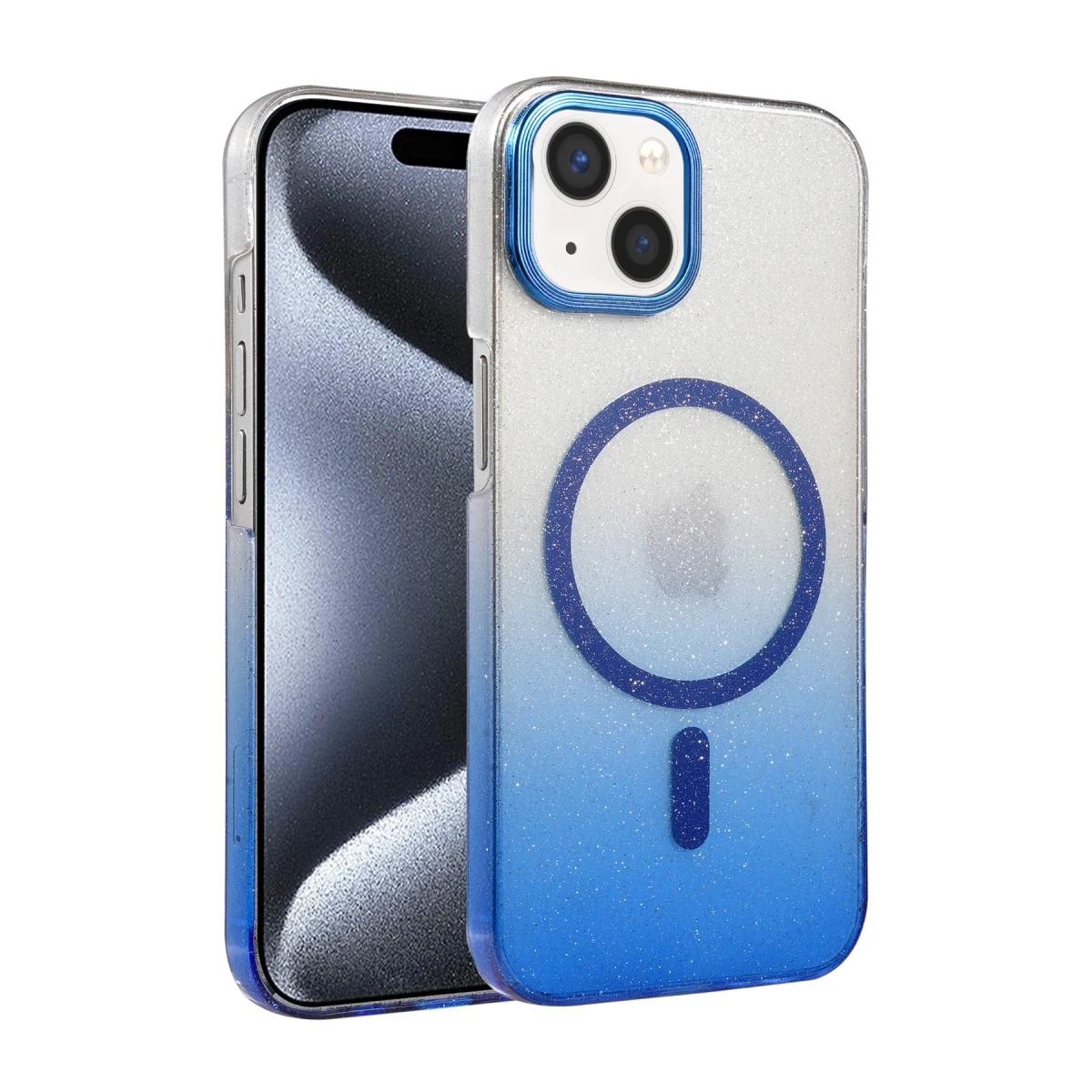 Newface Apple iPhone 15 Plus Glossy Magsafe Kapak - Mavi — görsel 4