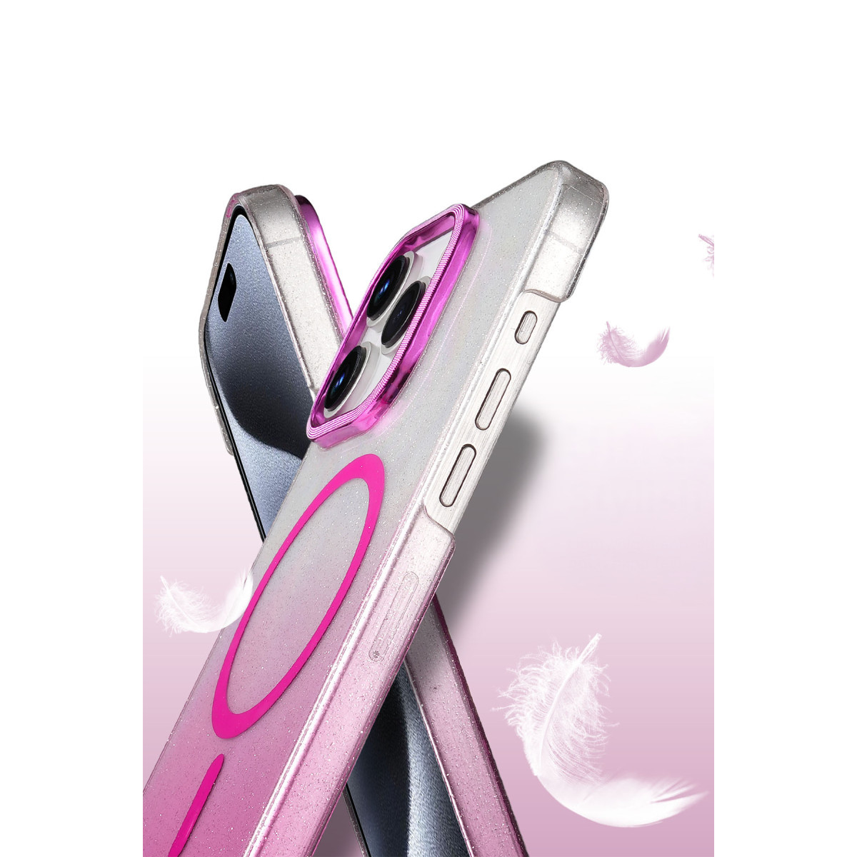 Newface Apple iPhone 14 Pro Max Glossy Magsafe Kapak - Mavi — görsel 9
