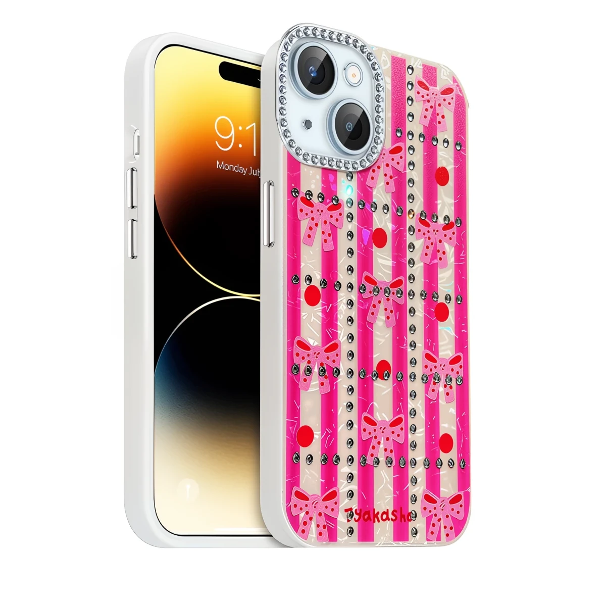Newface Apple iPhone 14 Deco Desenli Kapak - Desen 4