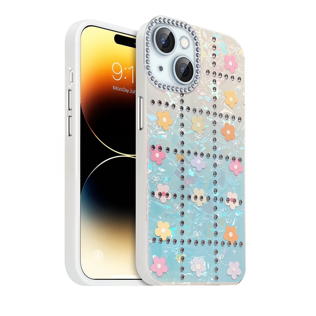 Newface Apple iPhone 14 Deco Desenli Kapak - Desen 5
