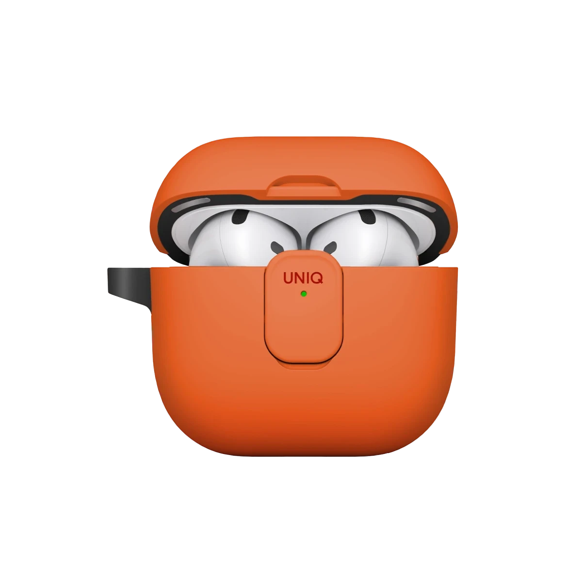 Uniq Apple Airpods 4 (4.nesil) Clyde Kilitli Kılıf - Turuncu