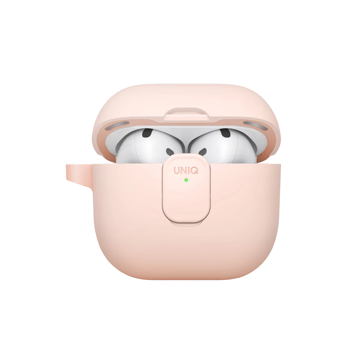 Uniq Apple Airpods 4 (4.nesil) Clyde Kilitli Kılıf - Pembe