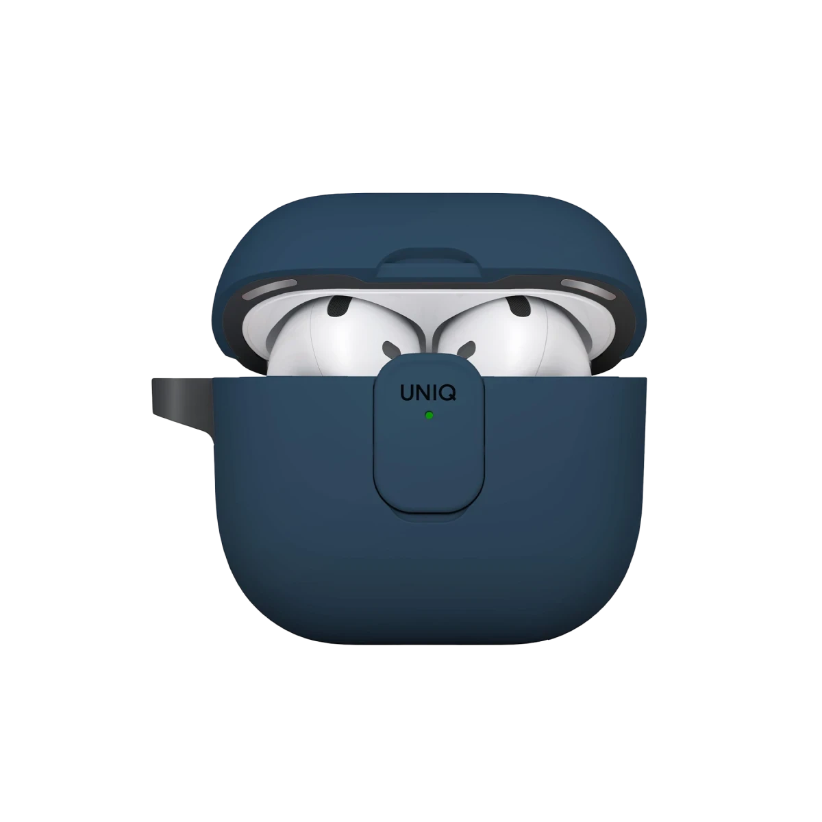 Uniq Apple Airpods 4 (4.nesil) Clyde Kilitli Kılıf - Mavi