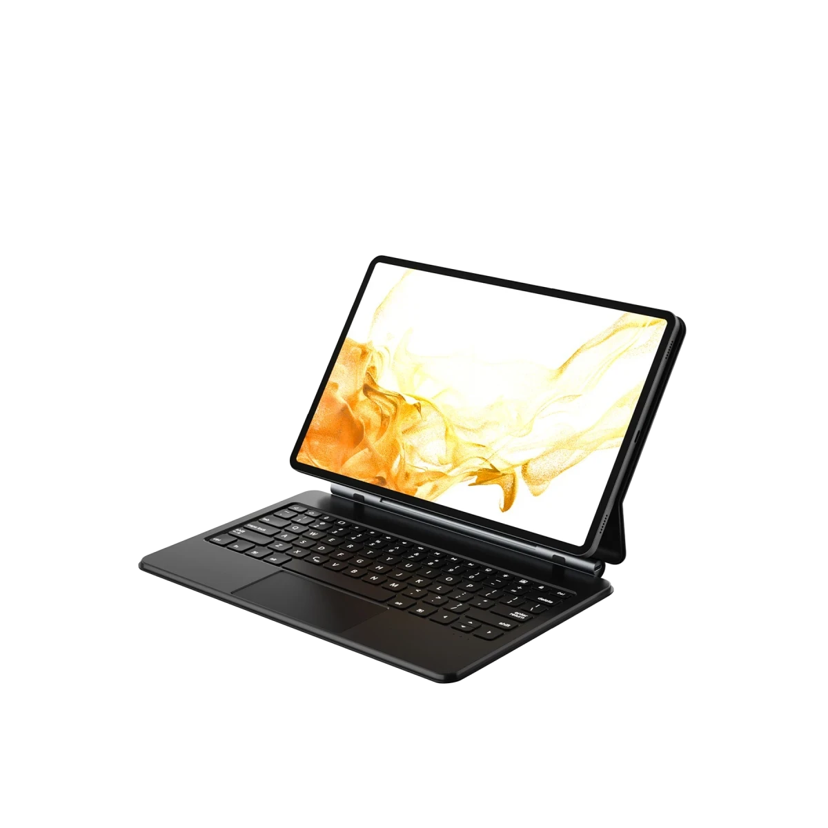 Newface Samsung Galaxy T737 Tab S7 FE 12.4 Kılıf Eternal Ledli Klavyeli Tablet Kılıfı - Siyah — görsel 7