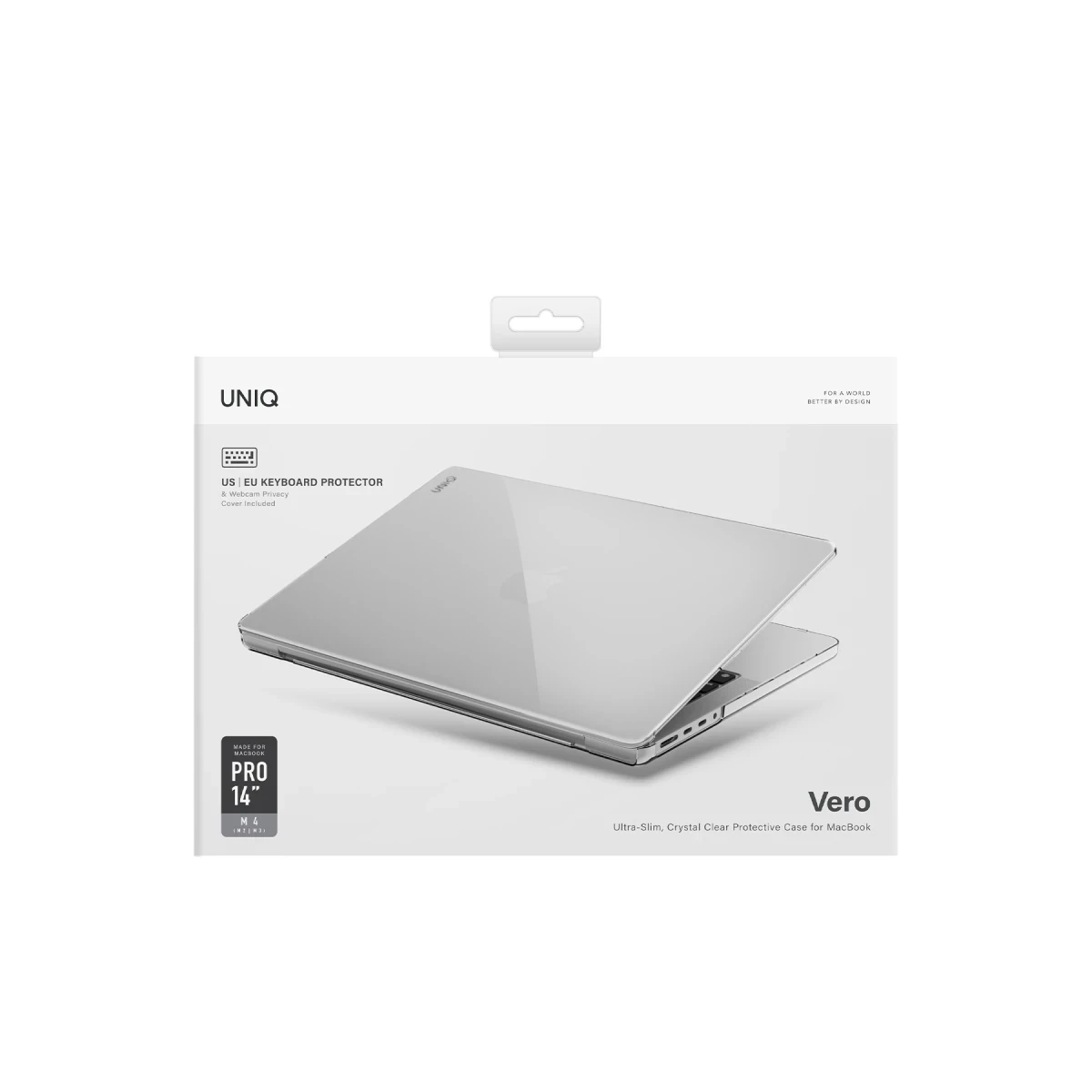 Uniq Apple Macbook Pro 14 (2024) Vero Macbook Kapak - Şeffaf