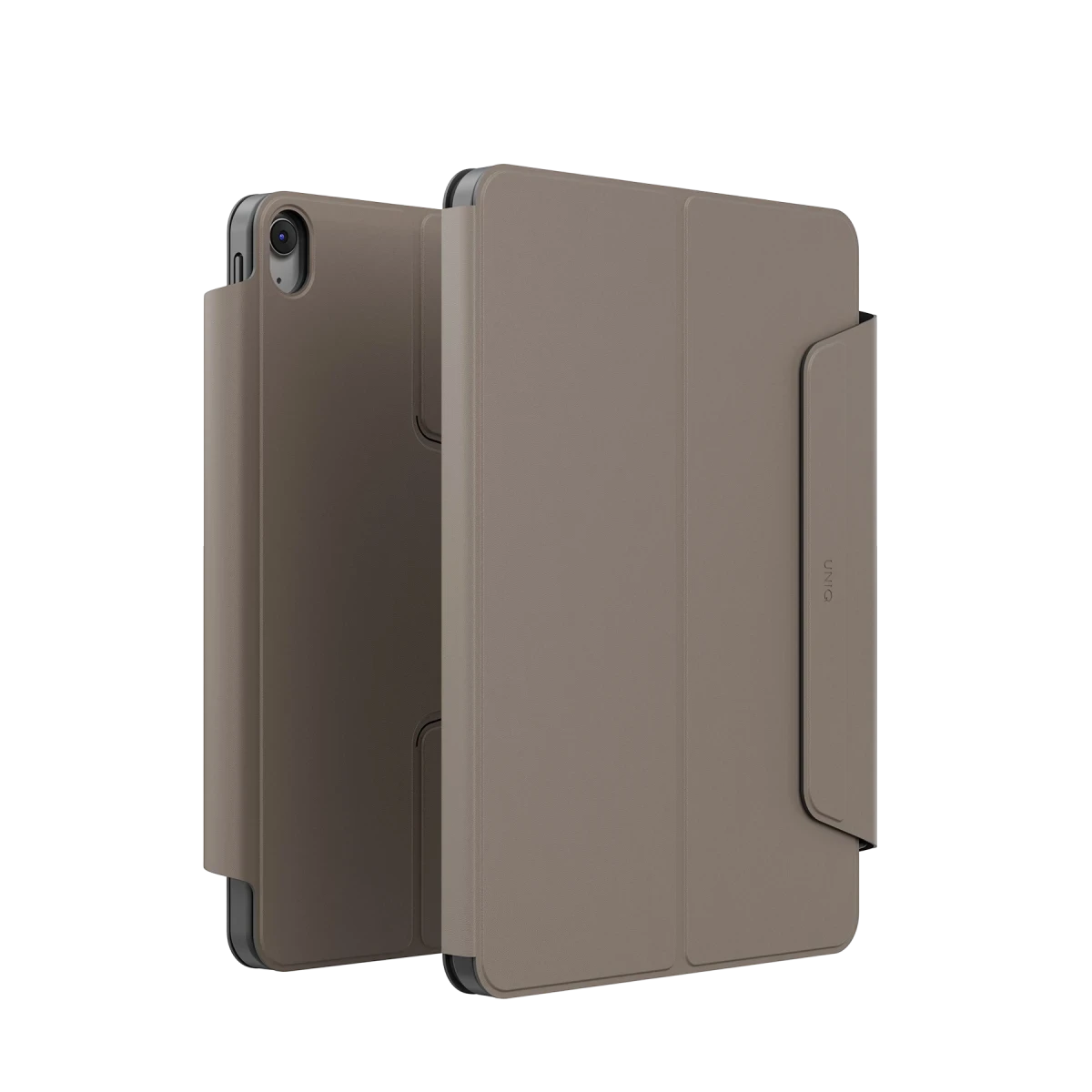 Uniq Apple iPad Air 11 (2024) Rovus Snapmount 360 Derece Dönebilen Manyetik Tablet Kılıf - Gri