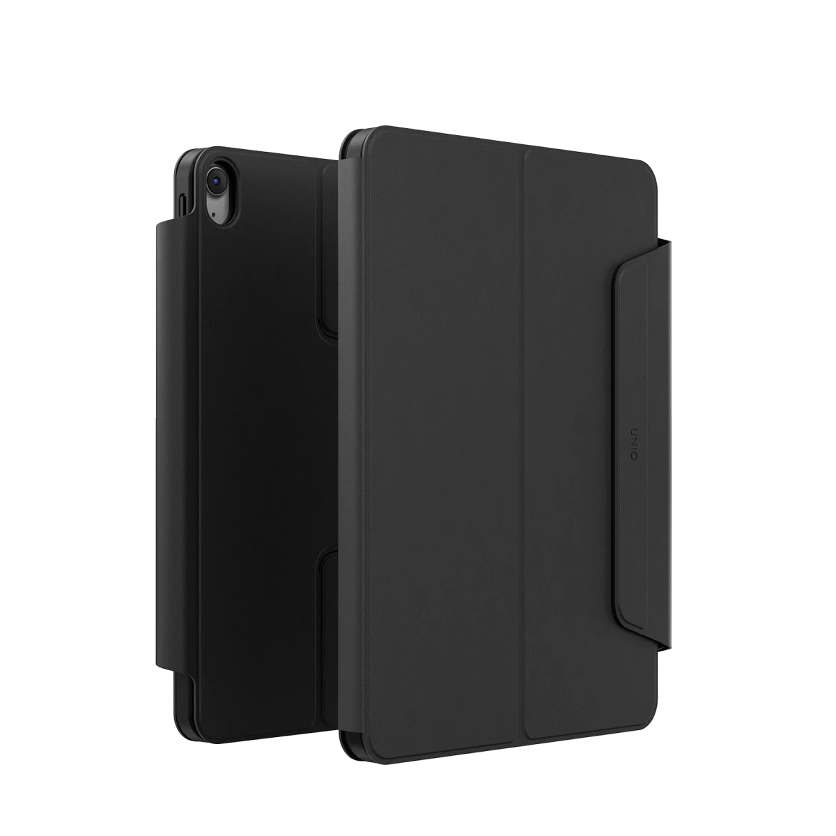Uniq Apple iPad Air 11 (2024) Rovus Snapmount 360 Derece Dönebilen Manyetik Tablet Kılıf - Siyah