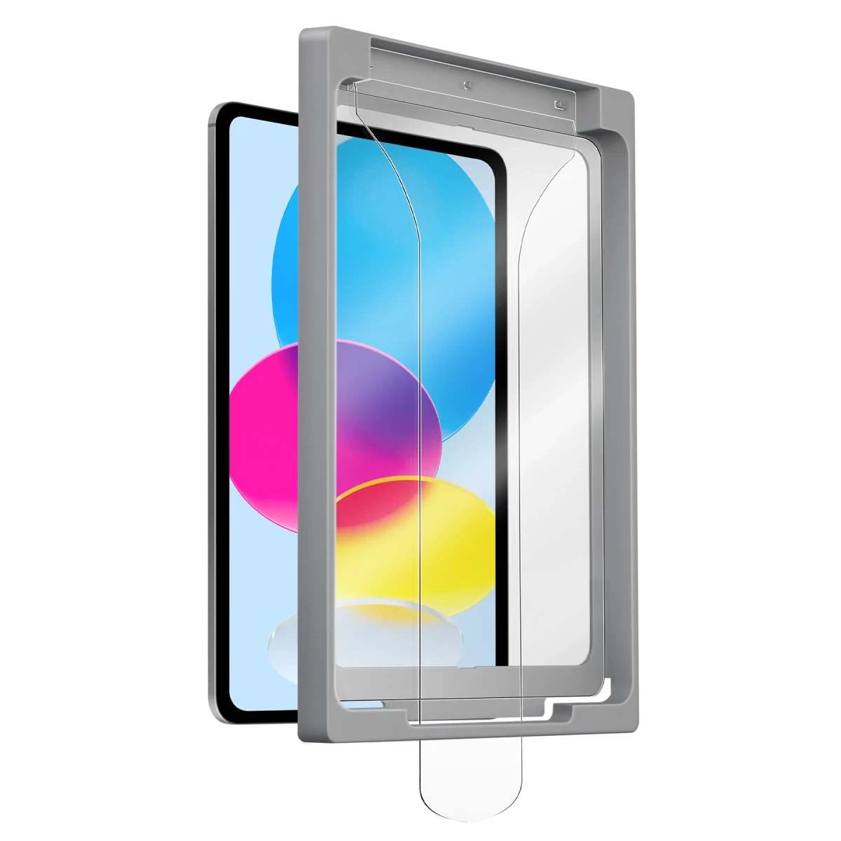 Uniq Apple iPad 2025 10.9 10.Nesil (A16) Optix Exofit Applicator HD Tablet Cam Ekran Koruyucu - Şeffaf