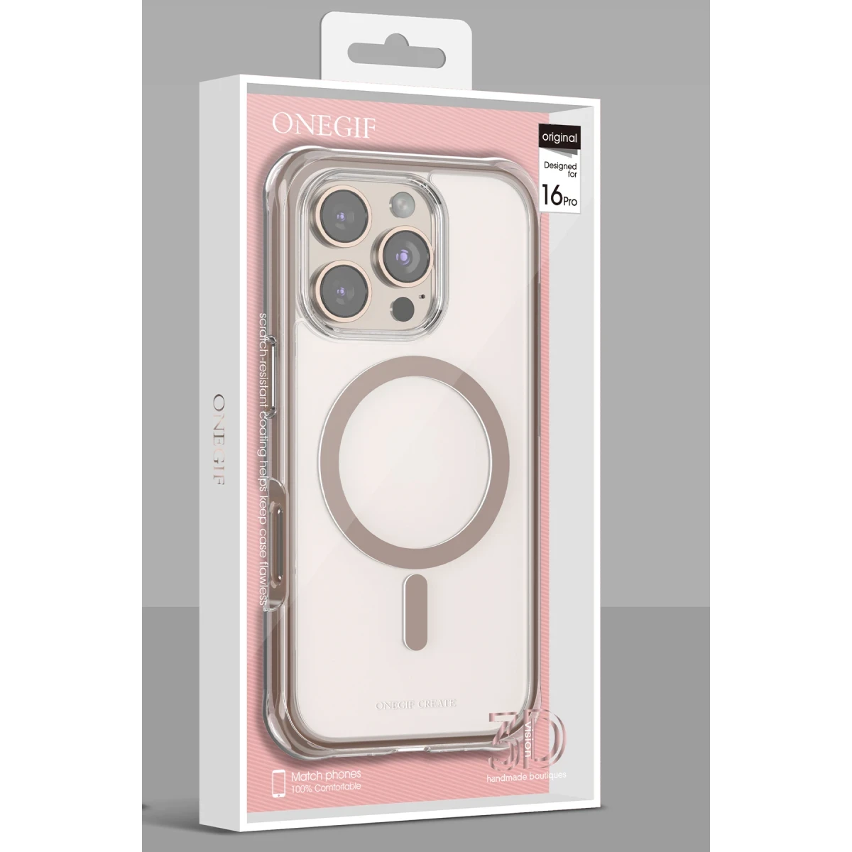 Onegif Apple iPhone 15 Hulk Magsafe Kapak - Beyaz