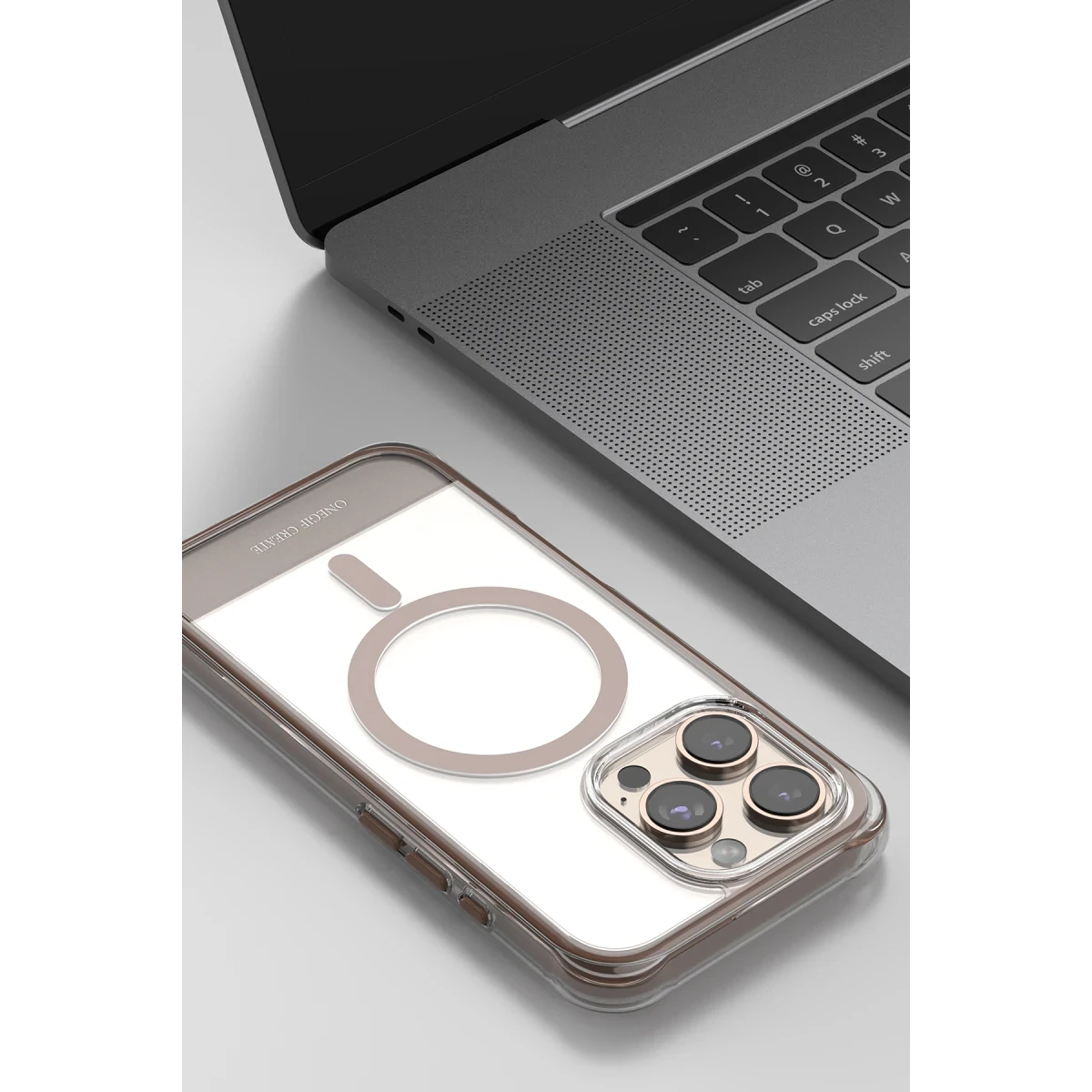 Onegif Apple iPhone 15 Hulk Magsafe Kapak - Titan Gri