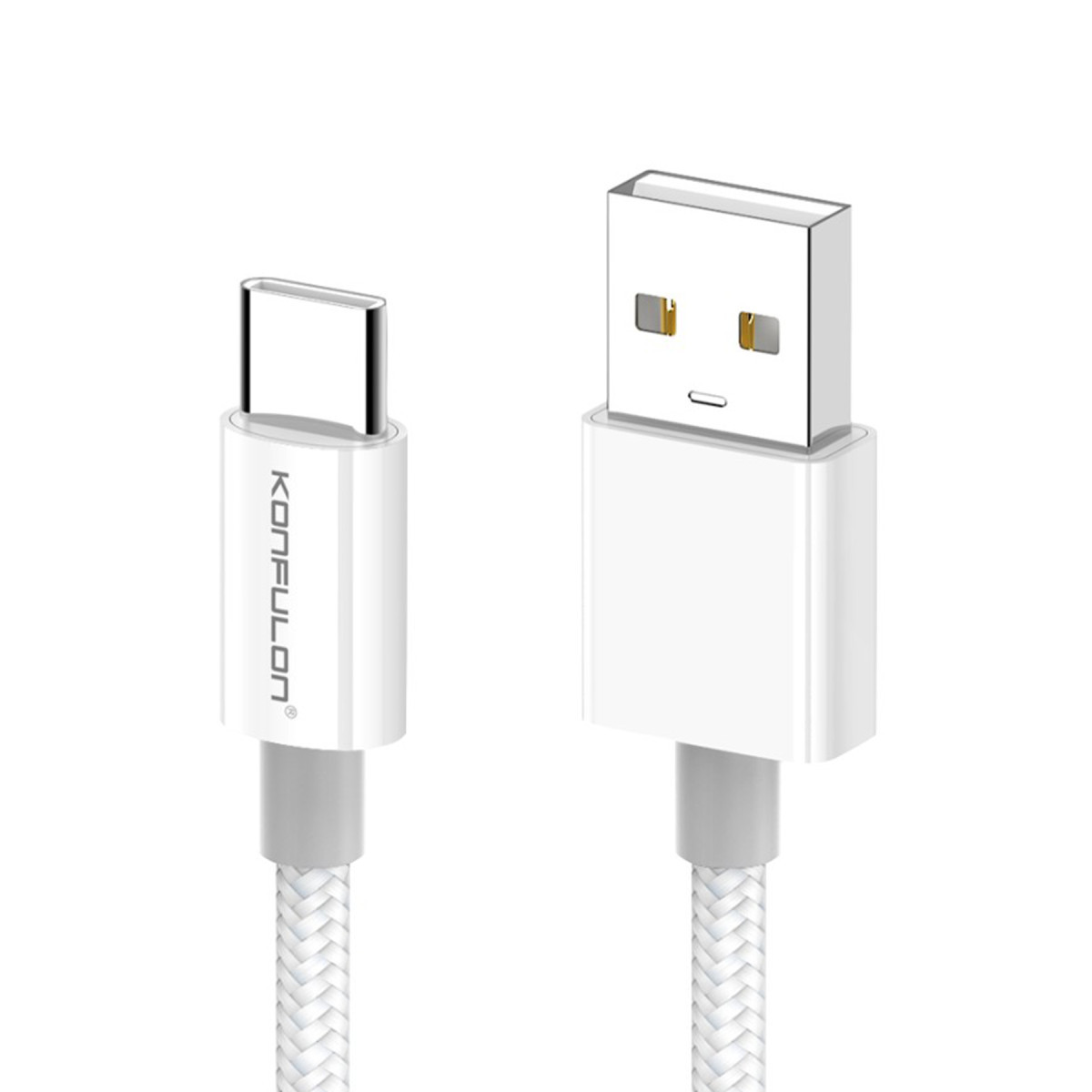 Konfulon DC80 1M 3A USB to Type-C Hızlı Şarj Kablo - Beyaz — görsel 9