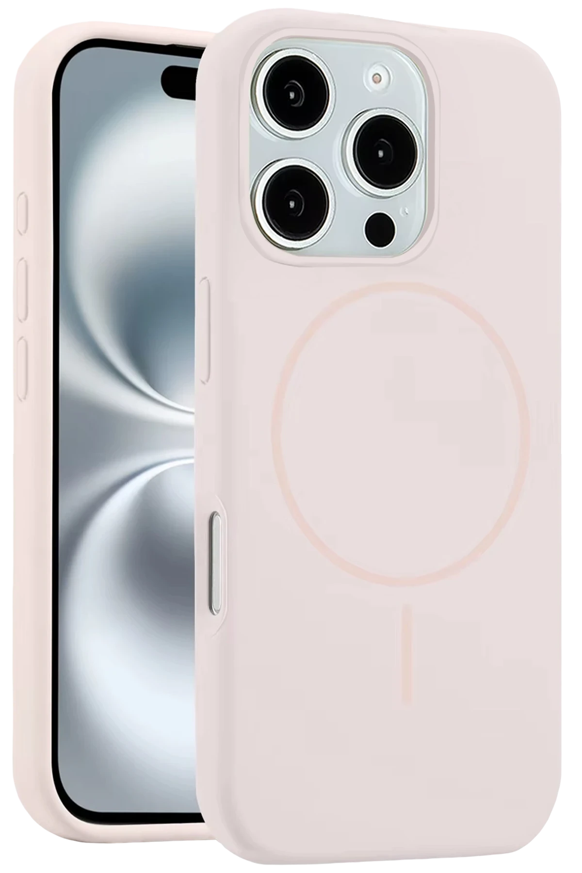 Joko Apple iPhone 16 Pro Kılıf Jully Magsafe Kapak - Pudra