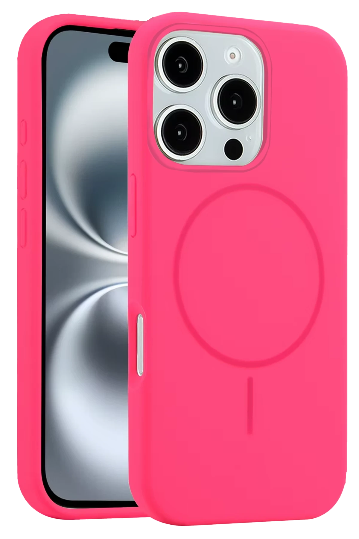 Joko iPhone 16 Pro Max Kılıf Jully Magsafe Kapak - Pembe